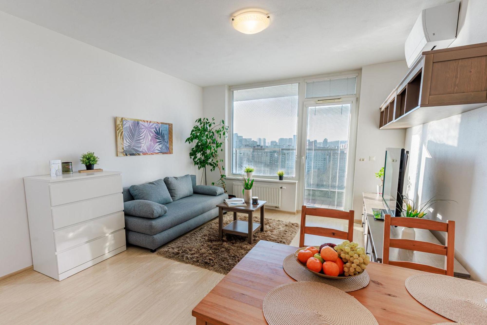 Sunny Apartment With Amazing Terrace On The 13Th Floor Near City Center ブラチスラヴァ エクステリア 写真