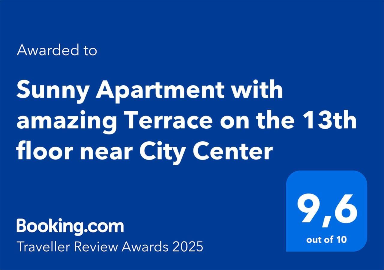 Sunny Apartment With Amazing Terrace On The 13Th Floor Near City Center ブラチスラヴァ エクステリア 写真